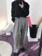 Loose Empire Pleated Radish Pants